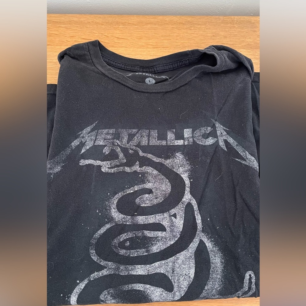 Black Metallica Graphic T-Shirt